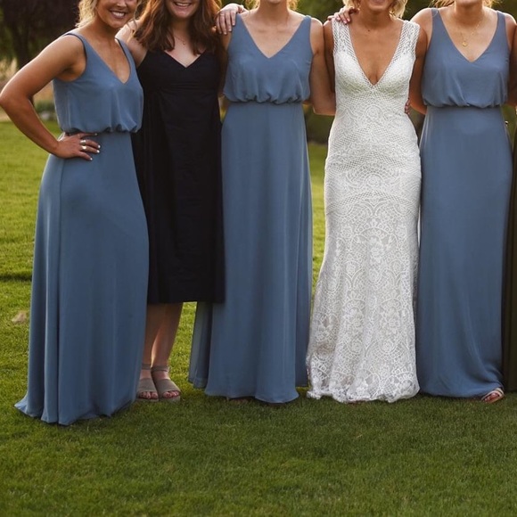 Nordstrom bridesmaid dress, Levkoff brand, size